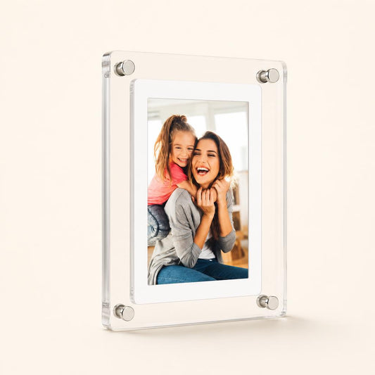 EMOVERE Memory Frame on a warm cream background